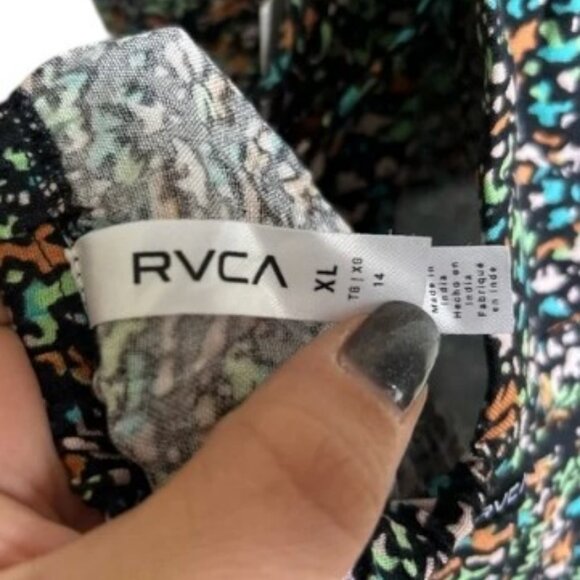 RVCA multicolor printed mini dress size XL NWT - Picture 5 of 7